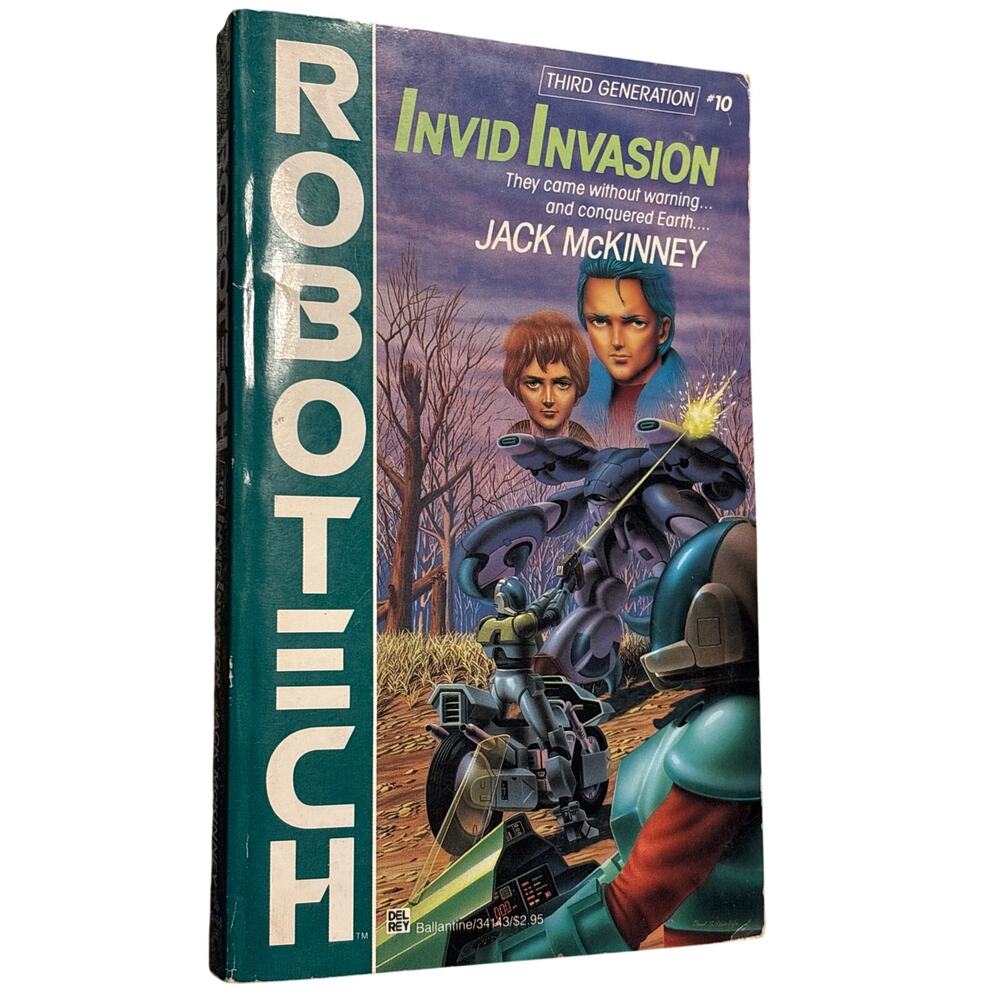 1985 ROBOTECH BOOK #10: INVID INVASION BY JACK McKIINNEY 3rd Generation del rey